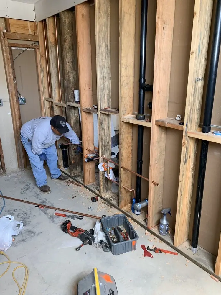 Commercial rough-in plumbing for Gas Line Repair in Village Cottages